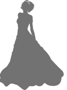 Young woman looking like a princess